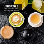 OVENTE French Press Coffee Maker 12 Ounce with Heat Resistant Borosilicate Glass & Stainless Steel 4-Level Filtration System, Portable Cold Brew Coffee Maker for Travel, Camping or Gift, Black FPT12B