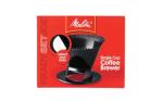 Melitta Filter Coffee Maker, Single Cup Pour-Over Brewer, Black, 1 Count (640007)