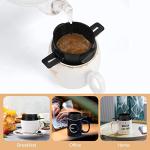 Yanyole Pour Over Coffee Maker,Portable Stainless Steel Reusable Coffee Filter, Mini Collapsible Paperless Single Serve 1 Cup Coffee Dripper Cup Easy To Clean For Travel Camping