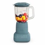 bella 10 Speed Countertop Blender, Juicer & Smoothie Maker, Fits-anywhere™ Kitchenware, Slim Flip & Store Design, Dishwasher Safe 48oz Capacity Pitcher & Lid, Stainless Steel Blade, 450 Watt, Surf