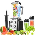 MDHAND 1400W Professional Blender for Kitchen, Smoothie Blender with 68 Oz Pitcher & Two 18-Oz Cups, Compact Countertop Blenders for Smoothies, Frozen Drinks, Ice Crushing