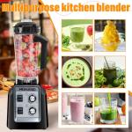 MDHAND 1400W Professional Blender for Kitchen, Smoothie Blender with 68 Oz Pitcher & Two 18-Oz Cups, Compact Countertop Blenders for Smoothies, Frozen Drinks, Ice Crushing