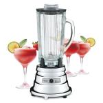 Waring Commercial BB900G 1/2 HP Chrome Bar Blender with 40-Ounce Glass Container Silver