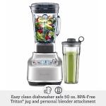 Breville BBL920BST Super Q Commercial-Grade Home Blender, Black Stainless Steel