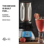 Waring Commercial Countertop Bar Blender, BevBasix™ Light Duty 1/2 HP with 32 oz Stainless Steel Container, Made in the USA, Professional Foodservice Use for Frozen Cocktail Drink, Dips, Smoothies