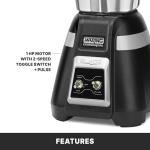 Waring Commercial BB300S 1-Hp bar Blender, Black 48 oz