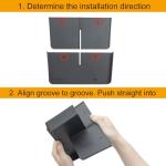 2-Piece Center Console Organizer & Armrest Divider Set for 2023-2025 Honda Pilot, 2024-2026 Passport, 2024-2025 Ridgeline | Custom Fit Durable ABS Plastic Storage Tray