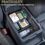 PIMCAR 3-Piece Center Console Organizer Set for 2023-2025 2026 Honda CR-V & CR-V Hybrid - Custom Fit Armrest Tray, Console Tray and Hidden Storage Box, Durable ABS Car Accessories