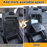 PIMCAR 3-Piece Center Console Organizer Set for 2023-2025 2026 Honda CR-V & CR-V Hybrid - Custom Fit Armrest Tray, Console Tray and Hidden Storage Box, Durable ABS Car Accessories