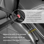 SSNNUU 2PCS Car Seat Gap Filler Organizer with Phone Holder,[Upgrade Version] Car Seat Gap Organizer for Prevent Falling,Essential Car Accessories Car Side Seat Gap Filler (Black)