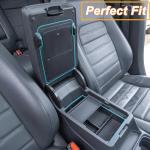 PIMCAR 3-Piece Center Console Organizer Set for 2023-2025 2026 Honda CR-V & CR-V Hybrid - Custom Fit Armrest Tray, Console Tray and Hidden Storage Box, Durable ABS Car Accessories