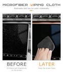 SCUARI Car Screen Cleaner,Touch Screen Cleaner for Car,Car Accessories Car Screen Wipes,Foldable Car Screen Cleaner Cloth,Square Microfiber Auto Screen Cleaning Pad,Fit for Car Dashboard LCD Display