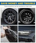 UBOG Touch Up Paint for Cars,Rim Paint,Car Accessories Wheel Paint,Auto Touch Up Paint,Car Scratch Remover Pen,Rim Scratch Repair,Car Paint Automotive Paint, Rim Paint for Car Wheel Repair (Black)