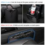 Foldable Trash Can, Hanging Waterproof Leakproof Storage Bag with Large Capacity, Car Interior Accessories (Large)