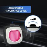 Air Jungles Honey Peach Scent Car Air Freshener Clip, 6 Vent Clips, 4ml Each, Long Lasting Air Freshener, Up to 180 Days Car Refresher Odor Eliminator