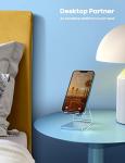 Lamicall Cell Phone Stand, Desk Accessories - Clear Office Cell Phone Holder, Acrylic Phone Stand, Desktop, Acrylic Office Desk Accessories, Office Decor, Suitable for iPhone, 4-8'' Phone