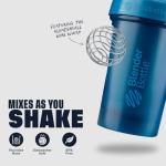 BlenderBottle Classic V2 Shaker Bottle Perfect for Protein Shakes and Pre Workout, 20-Ounce (3 Pack), Black, Navy, Pink