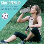 VELOMIX -4 PACK- 28 oz Protein Shaker Bottle for Protein Mixes - 4x Wire Whisk | Leak Proof Shaker Cups for Protein Shakes | Protein Shaker Bottle Pack | Protein Shake Cup(Silver Mix)