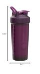 BlenderBottle Classic V2 Shaker Bottle Perfect for Protein Shakes and Pre Workout, 28-Ounce, Plum