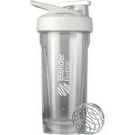 BlenderBottle Strada Tritan Shaker Bottle with Locking Lid, 28-Ounce, White