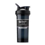 BlenderBottle Shaker Bottle Pro Series Perfect for Protein Shakes and Pre Workout, 28-Ounce, Black (Pack of 1)
