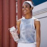 BlenderBottle Strada Tritan Shaker Bottle with Locking Lid, 28-Ounce, White