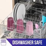 VELOMIX -4 PACK- 20 OZ Protein Shaker Bottles for Protein Mixes, Shaker Cups for Protein Shakes, Small Shaker Bottle Pack, Shaker Cup, Shakers for protein Shakes (Berry Blend-4 Pack)