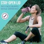 VELOMIX -4 PACK- 20 OZ Protein Shaker Bottles for Protein Mixes, Shaker Cups for Protein Shakes, Small Shaker Bottle Pack, Shaker Cup, Shakers for protein Shakes (Berry Blend-4 Pack)