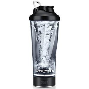 VOLTRX Premium Electric Protein Shaker Bottle, Made with Tritan - BPA Free - 24 oz Vortex Portable Mixer Cup/USB Rechargeable Shaker Cups for Protein Shakes