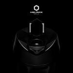 HELIMIX 2.0 Vortex Protein Shaker, 800 ml (28 oz) - Portable Leakproof Water Bottle for Protein Drinks & Smoothies, Without Ball, Dishwasher Safe