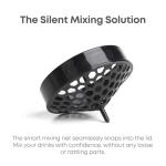 Smartshake Lite 4-Pack Protein Shaker Bottle 400 ml | 13.5 oz - Leakproof Screw-on Lid - BPA Free – Unisex - Mist Grey, Army Green, Black, Navy Blue