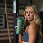 HydroJug 24 oz New Stainless Steel Shaker – Insulated, Leakproof, BPA-Free with Silent Mixing Grate – No Clumps, No Noise – Premium Shaker for Fitness, Sports & Everyday Use, Sage