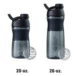 BlenderBottle SportMixer Shaker Bottle Perfect for Protein Shakes and Pre Workout, 20-Ounce, Navy
