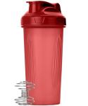 Mr. Pen- Shaker Bottles for Protein Mixes, 28 oz, 1 Pack, Red, Protein Shaker Bottle with Wire Whisk Ball, Blender Bottle