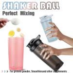 ShakerZoo 6 Pack Protein Shaker Bottles for Protein Mixes, Shaker Cups for Protein Shakes, 3 pcs 24 oz and 3 pcs 20 oz (Multicolor)