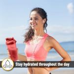 Mr. Pen- Shaker Bottles for Protein Mixes, 28 oz, 1 Pack, Red, Protein Shaker Bottle with Wire Whisk Ball, Blender Bottle