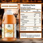 Worldwide Nutrition Bundle: Specialty Blends Cola Flavored Syrup Cocktail Mixer Concentrate, Made with Organic Orange Flavor Syrups For Drinks, 1/2 Gallon, Pack of 1 & Multi Purpose Key Chain