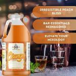 Worldwide Nutrition Bundle: Specialty Blends Cola Flavored Syrup Cocktail Mixer Concentrate, Made with Organic Orange Flavor Syrups For Drinks, 1/2 Gallon, Pack of 1 & Multi Purpose Key Chain
