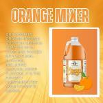 Worldwide Nutrition Bundle: Specialty Blends Cola Flavored Syrup Cocktail Mixer Concentrate, Made with Organic Orange Flavor Syrups For Drinks, 1/2 Gallon, Pack of 1 & Multi Purpose Key Chain