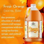 Worldwide Nutrition Bundle: Specialty Blends Cola Flavored Syrup Cocktail Mixer Concentrate, Made with Organic Orange Flavor Syrups For Drinks, 1/2 Gallon, Pack of 1 & Multi Purpose Key Chain