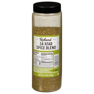 Roland Foods Za'atar Spice Blend, Specialty Imported Food, 16-Ounce Bottle