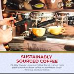 OH HEY BRANDS Whole Bean Coffee 12 oz – Medium Roast Specialty Blend – Freshly Roasted, Smooth Texture, Chocolatey & Dried Berry Flavors – Universal