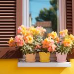 Bchjatk 8 Pcs Plant Pots,3.8" Flower Pots,Gardening Gifts,Plastic Pot for Plants,Nursery Succulent Pot Planters for Indoor Plants,Small Flower Pots,Cute Plant Pots