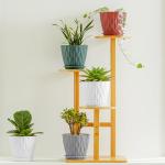 FaithLand 6-Pack 6-Inch Plastic Plant Pots with Saucers | Thickened PP Material, Modern Wave Texture, Enhanced Drainage for Indoor/Outdoor Garden Plants | Multicolor Value Set