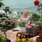 NNARRE 6 Pack 10 inch Plant Pot, Round Plastic Plant Pots, Outdoor Pots for Plants with Drainage Hole & Tray Saucer, Decoration Flower Pots for Indoor Plants Home Garden Outdoor Planters (Grey)