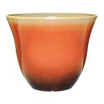 Classic Home and Garden Honeysuckle Resin Planters - Lightweight Indoor & Outdoor Plant Pots - UV-Resistant Plastic Flower Pots - Pot Planters for Flowers & Herbs (15" Tequila Sunrise)