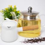 PATKAW Enamel Milk Pan Small Saucepan Enamelware Butter Warmer Mini Cooking Pot with Wooden Handle Lid for Heating Melting Boiling 350ml White