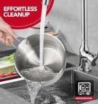 MICHELANGELO Stainless Steel Pot Set - 1QT & 2QT & 3QT Stainless Steel Sauce Pan with Lid, Induction Saucepan Set, Small Pots for Cooking - 6 Pcs