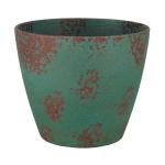 Classic Home and Garden Vogue Planter Pots w/Pottery Quality Finish - Modern Indoor & Outdoor Flower Pots - UV-Resistant Porch Planters - Decorative Pot for Flowers & Herbs (8” Patina Copper)
