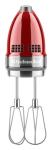 KitchenAid 9-Speed Digital Hand Mixer with Turbo Beater II Accessories and Pro Whisk - Candy Apple Red